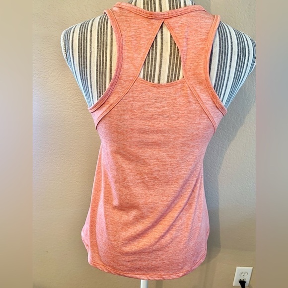 NEW Soffe Athletic Tank Top Small Peach Pattern Racerback Shirt Athleisure NWOT - Picture 3 of 12